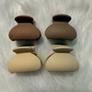 Maurices Women's Mini Matte Claw Hair Clips (4 Pack)